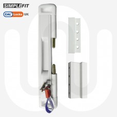 CAL Slide-Lok - Sliding Patio Door Lock for Single Doors with 2 Keep Options